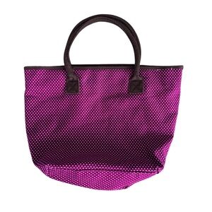 American Eagle outfitters Stylish Red/White Polka Dot Women's Tote Bag